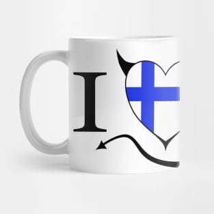 I love Hel Helsinki devil Mug